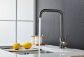 Kjøkkenbatteri vinklet L-form gunmetal